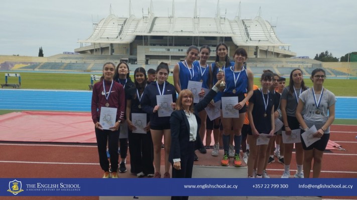 Outstanding Performance by The English School Athletes in the Senior Boys and Girls Nicosia Athletic